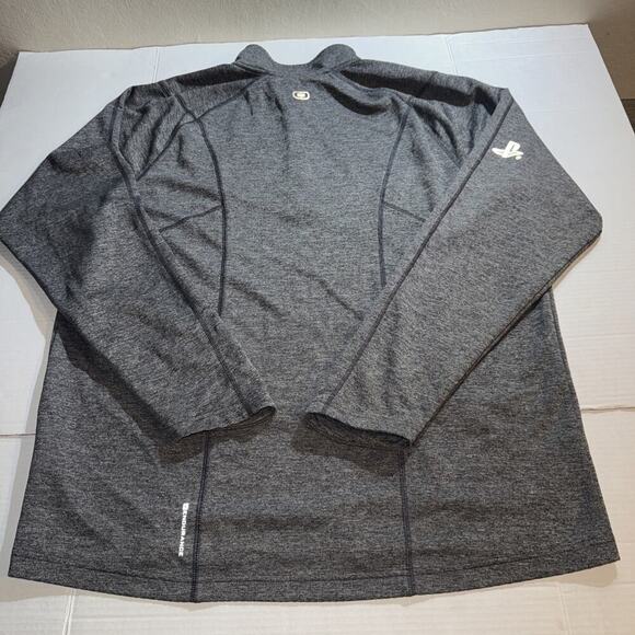 PlayStation Store 1/4 Zip Gray Sweater Endurance 2XL Long Sleeve - Picture 10 of 12